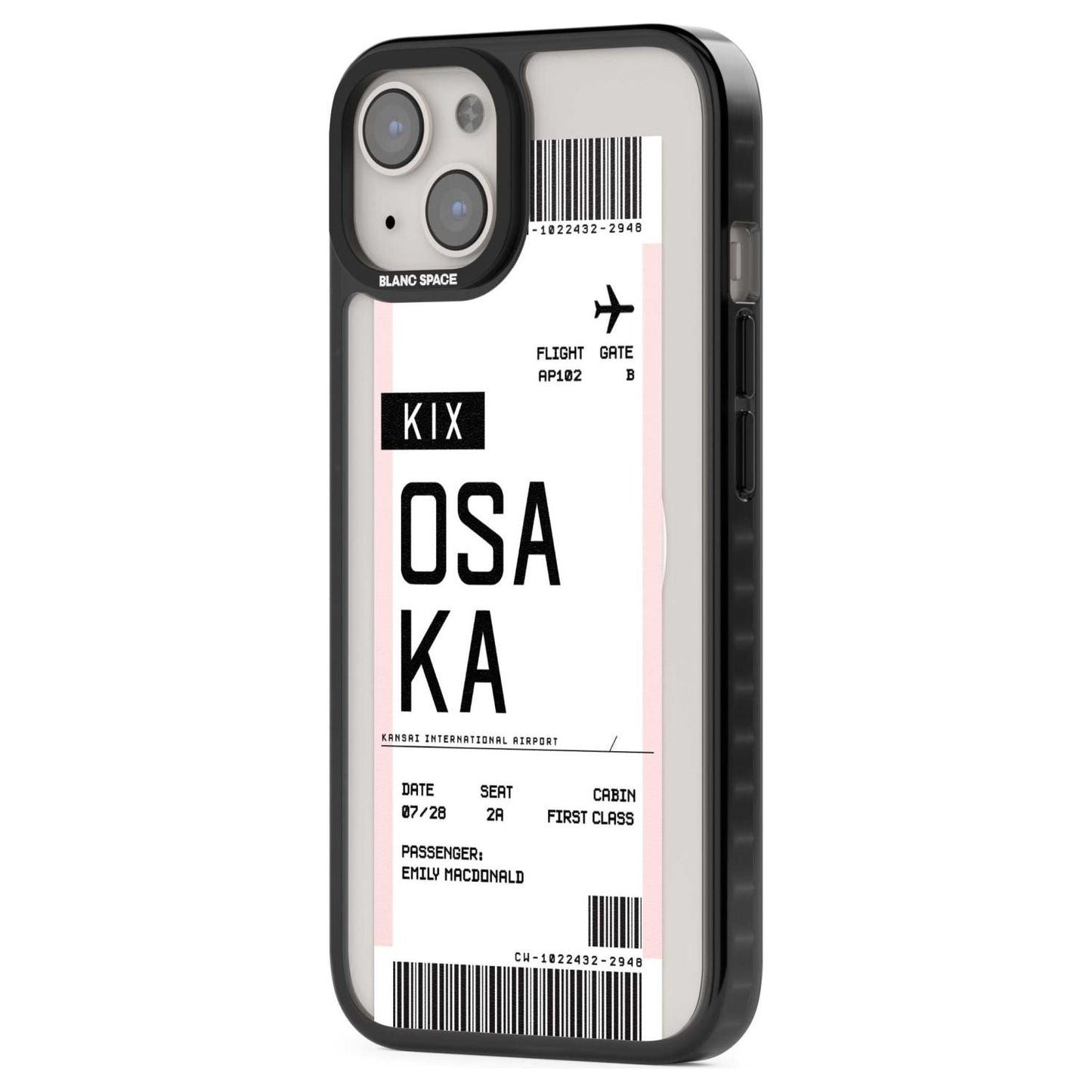 Personalised Osaka Boarding Pass