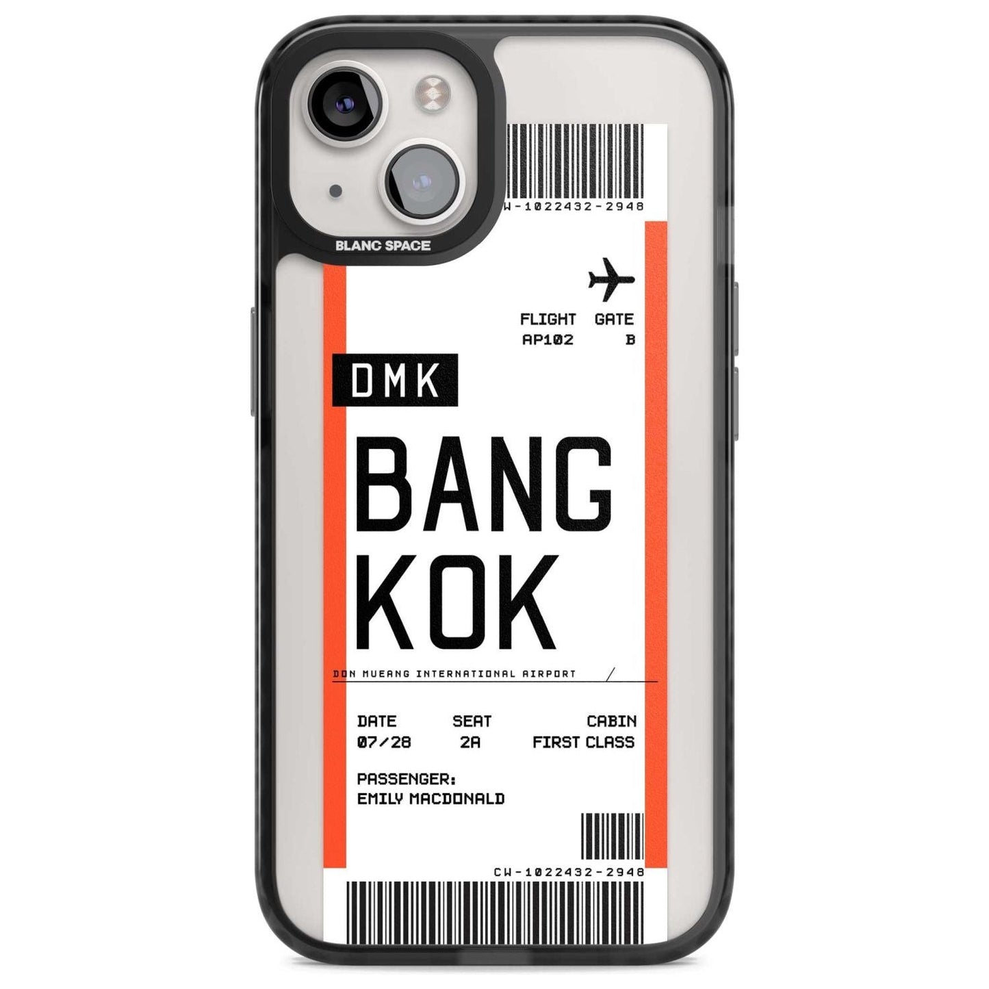 Personalised Bangkok Boarding Pass