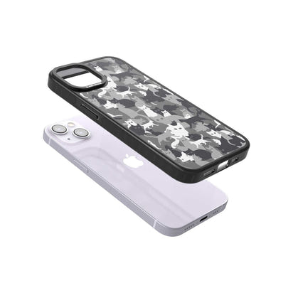 Dunkelgraue Katzentarnung