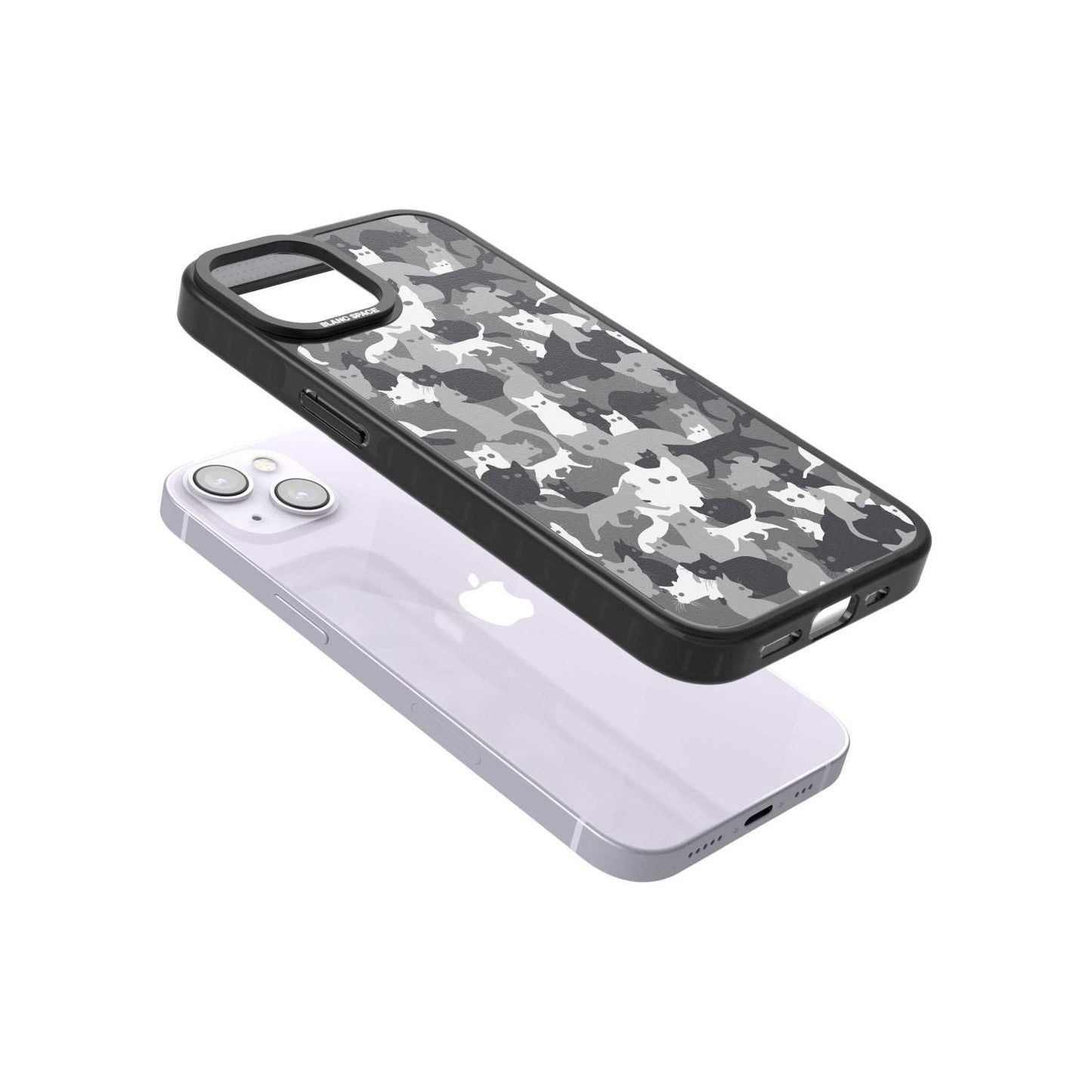 Dunkelgraue Katzentarnung