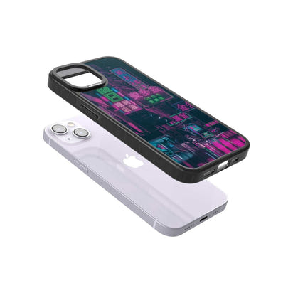 Bande nocturne au néon