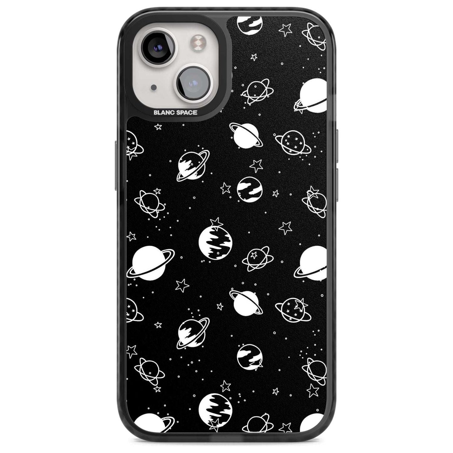 White Planets On Black