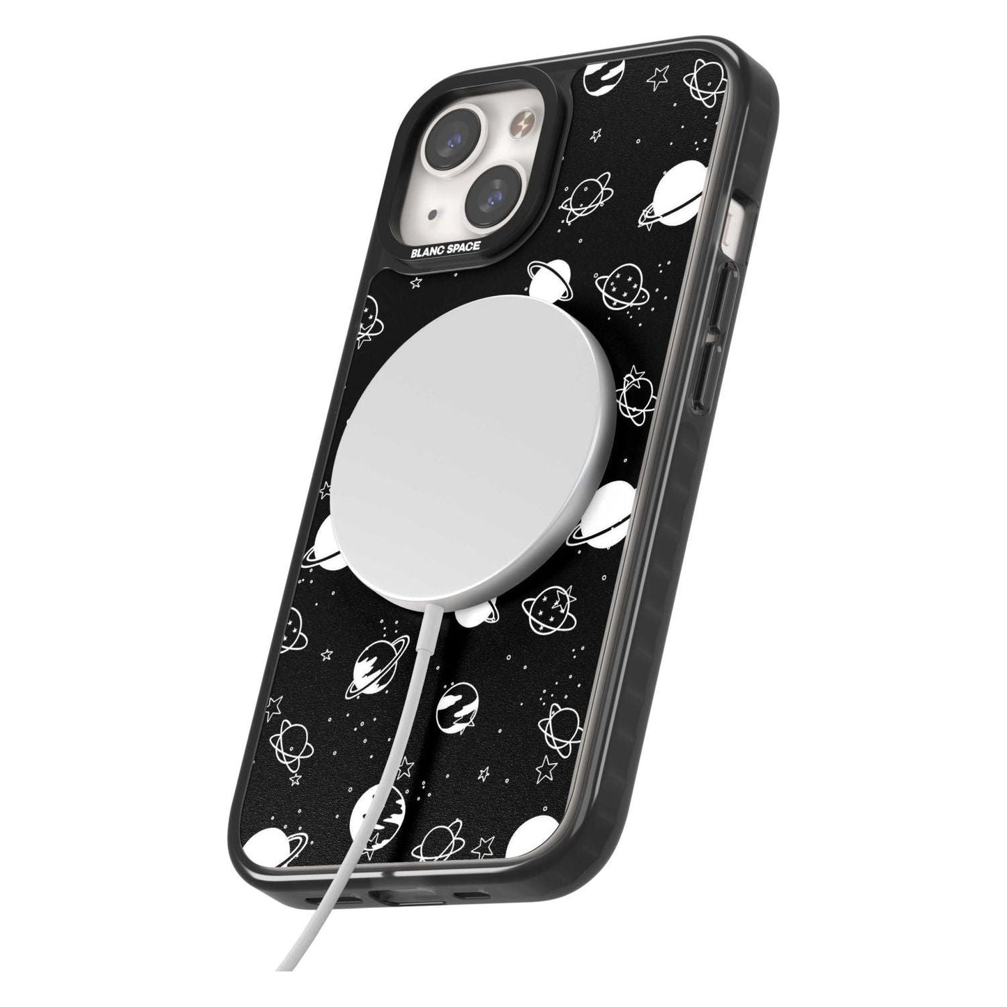 White Planets On Black