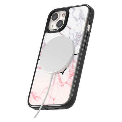 Personalised Pink Fade Marble Heart