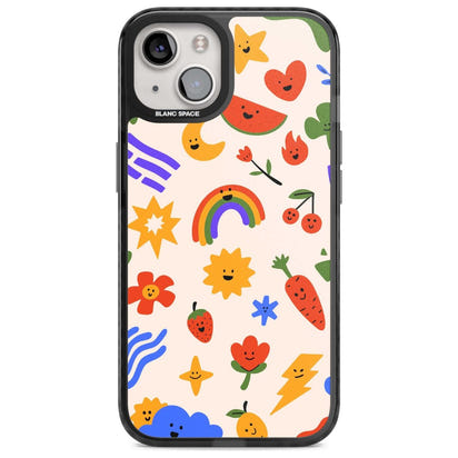 Verspielte Kawaii-Symbole