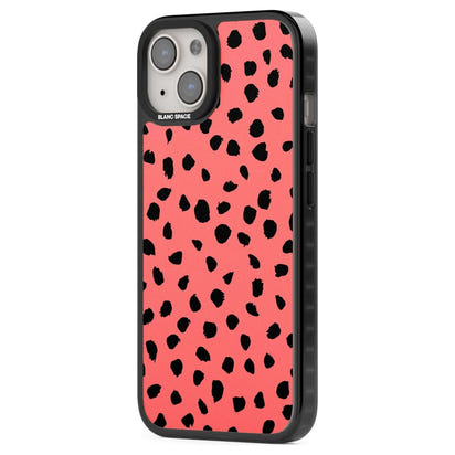 Black Dalmatian Spots On Coral