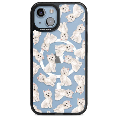 Motif de chien Westie