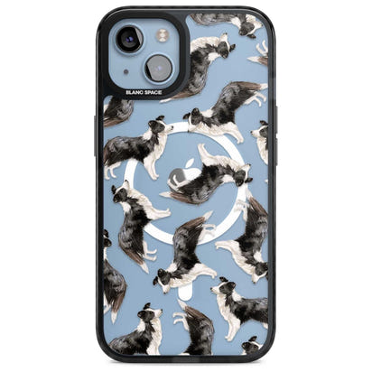 Border Collie Pattern Watercolour