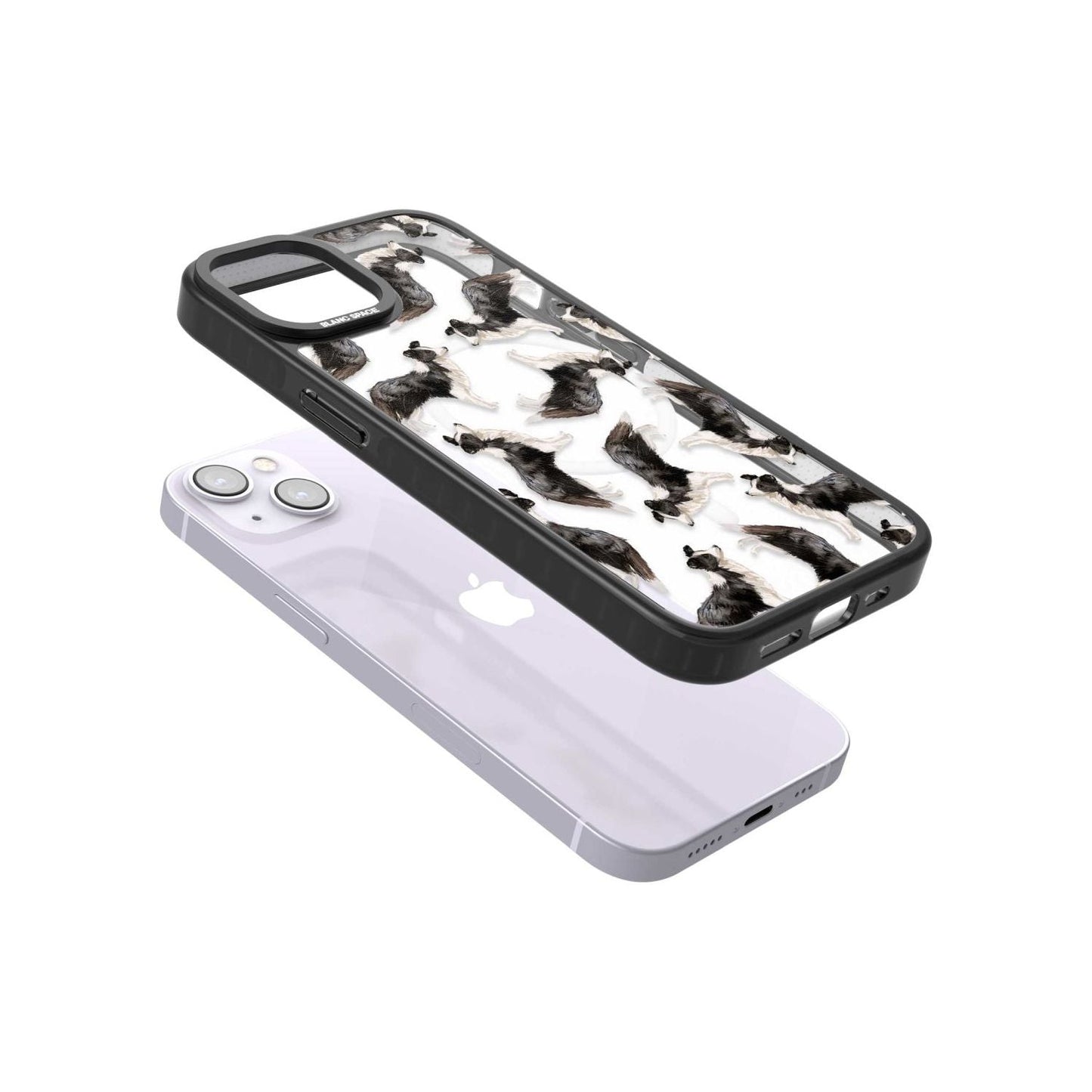 Border Collie Pattern Watercolour