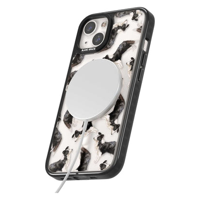 Border Collie Pattern Watercolour