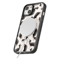 Border Collie Pattern Watercolour