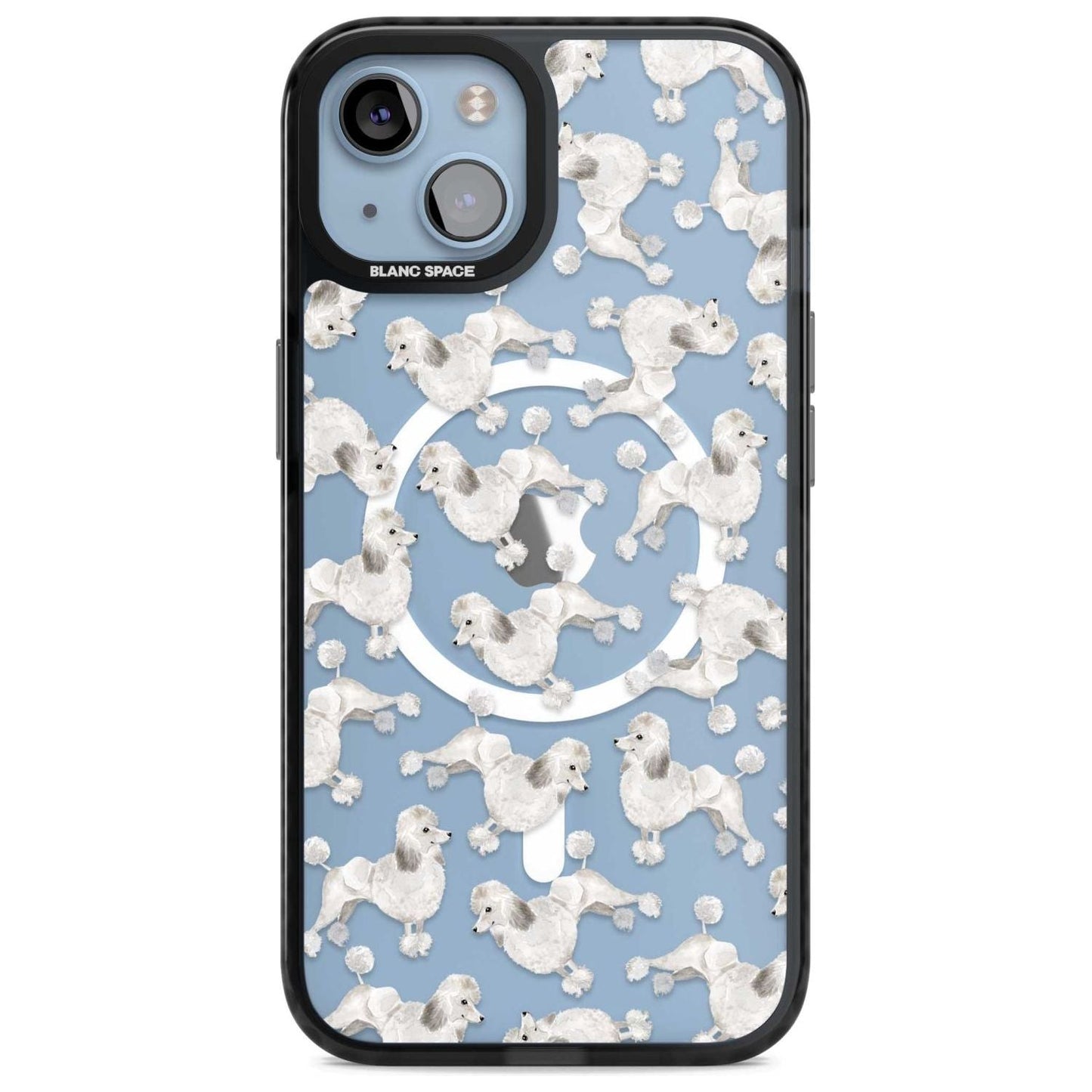 Pudel-Aquarellmuster