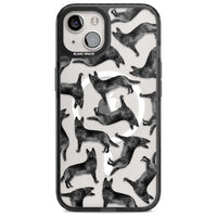 German Shepherd Pattern Black