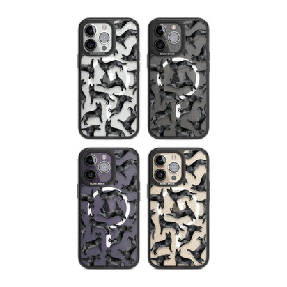 German Shepherd Pattern Black