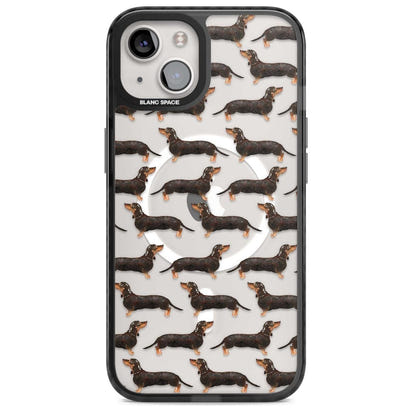 Dachshund Pattern Black Tan