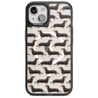 Dachshund Pattern Black Tan