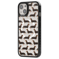 Dachshund Pattern Black Tan