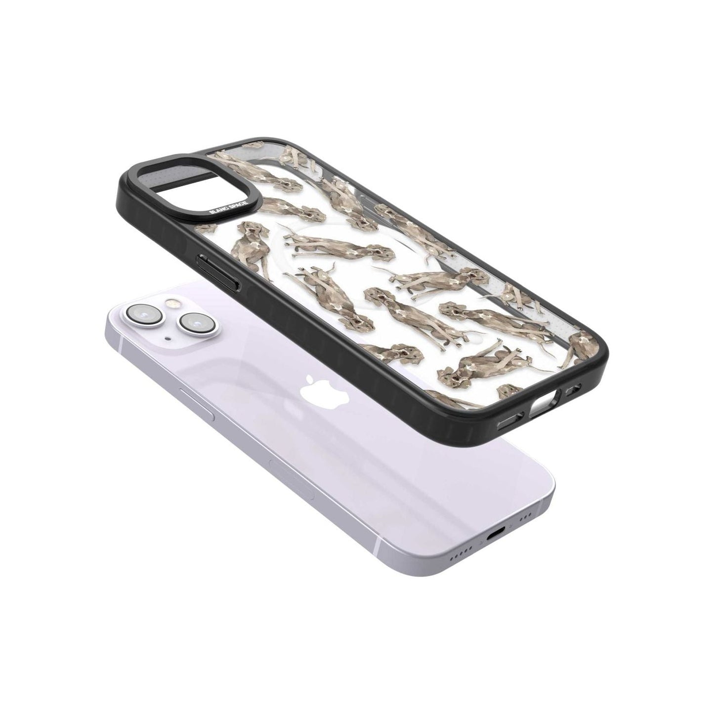 Weimaraner Watercolor Dog