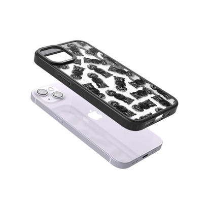 Black Cockapoo Watercolor