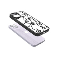 Art abstrait en noir et blanc