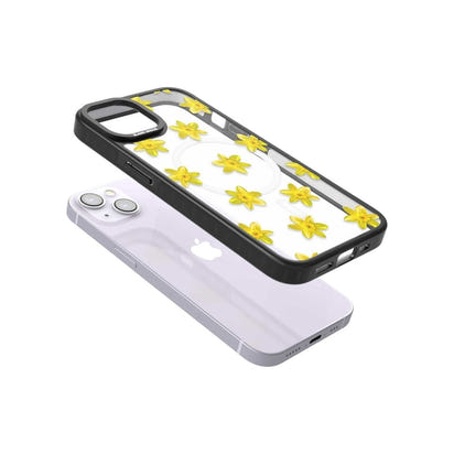 Daffodils Transparent Pattern