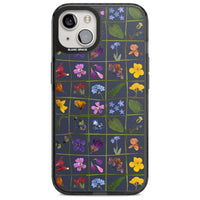 Grille de fleurs sauvages