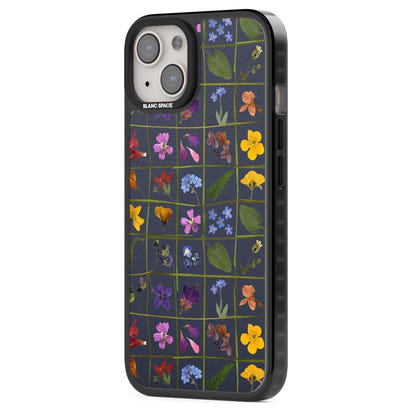 Grille de fleurs sauvages