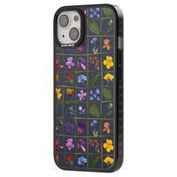 Grille de fleurs sauvages