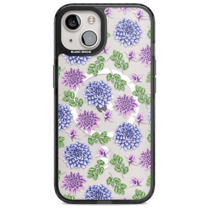 Purple Dahlias Floral