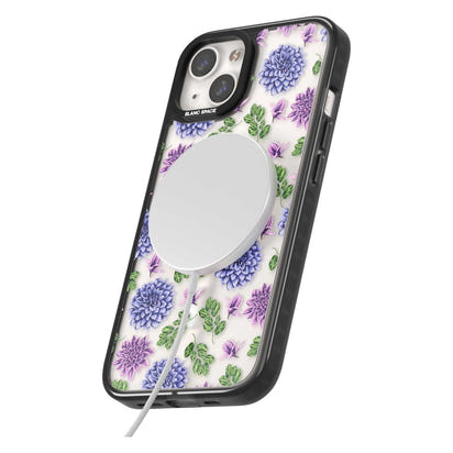 Purple Dahlias Floral