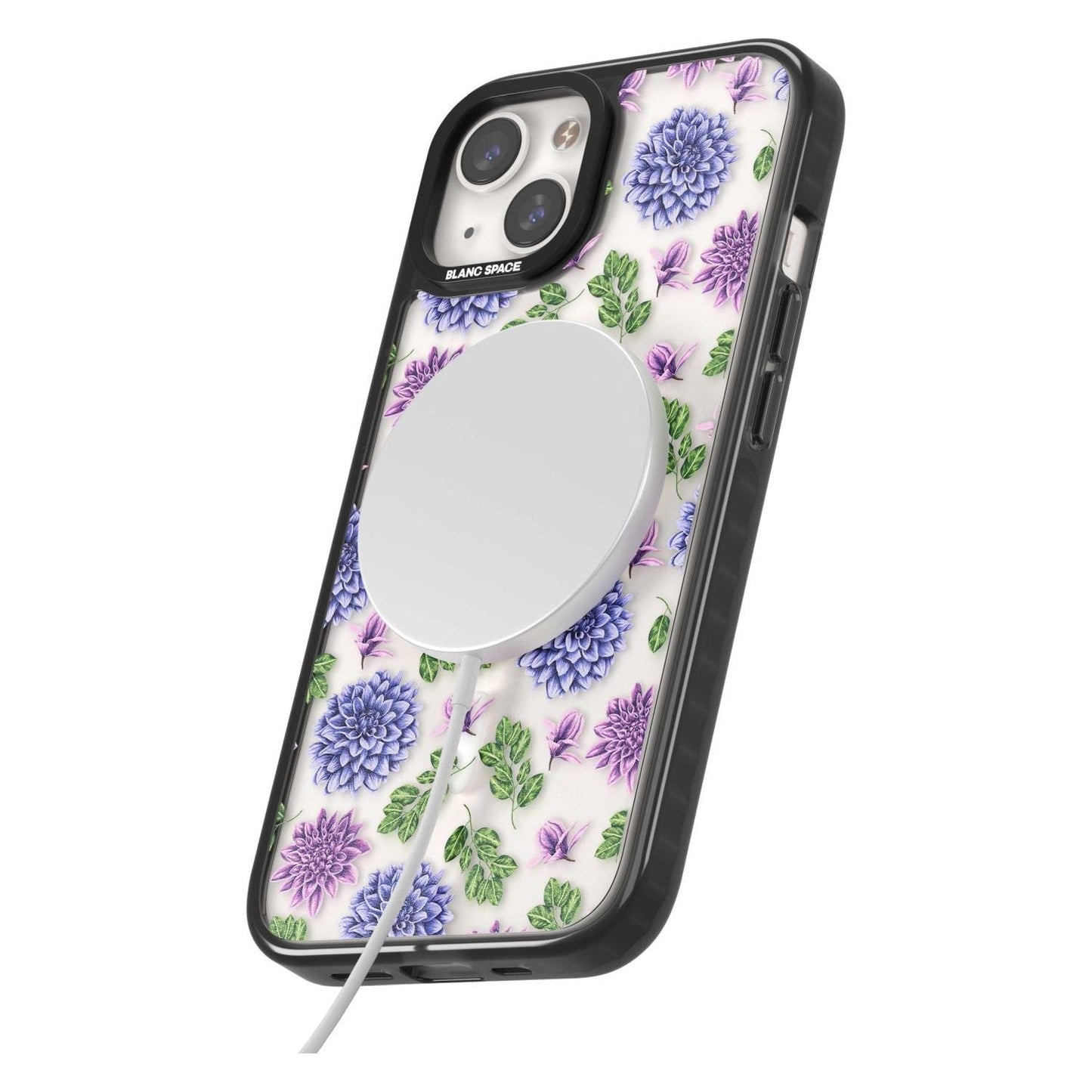 Purple Dahlias Floral