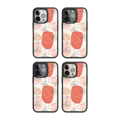 Abstract Face Line Art