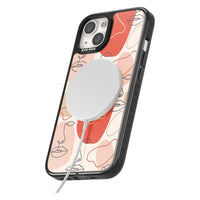 Abstract Face Line Art