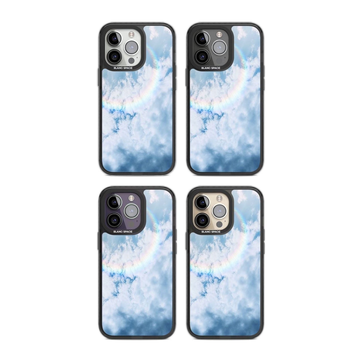 Pastellfarbener Regenbogenhimmel