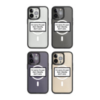 Literally Don'T Care