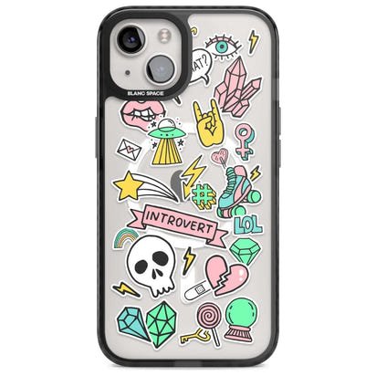 Autocollant introverti