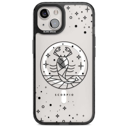 Emblème du Scorpion - Design Cosmique