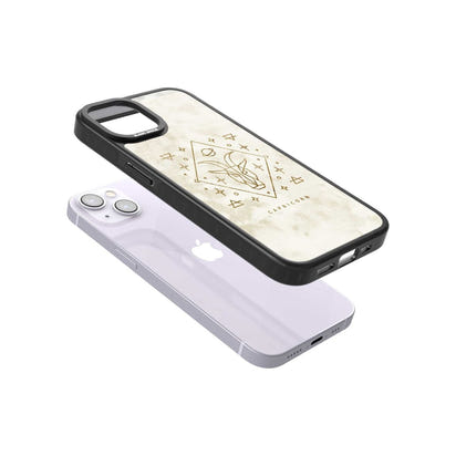 Motif du zodiaque Capricorne en or