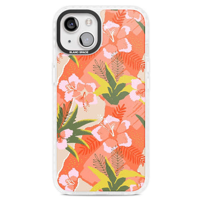 Hawaiian Flowers Abstract Pattern
