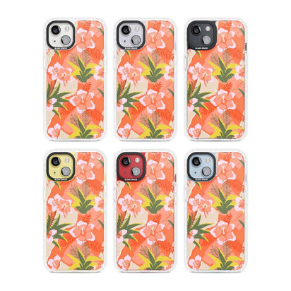 Hawaiian Flowers Abstract Pattern