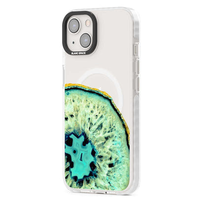 Géode turquoise en cristal