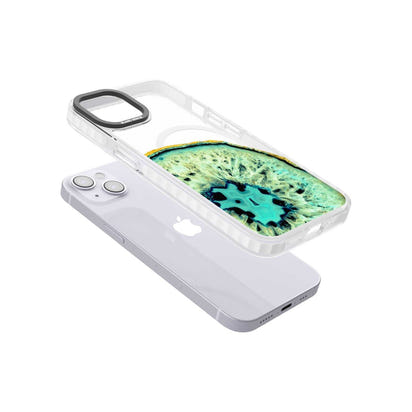 Géode turquoise en cristal