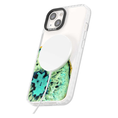 Géode turquoise en cristal