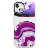 Tranche de cristal d'améthyste