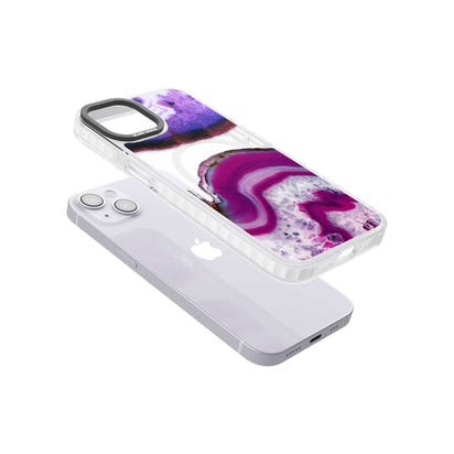 Tranche de cristal d'améthyste