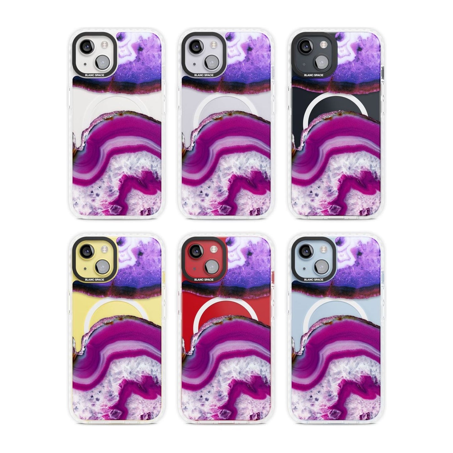 Tranche de cristal d'améthyste