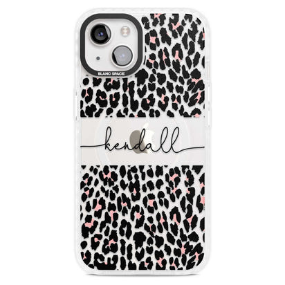 Personalised Cursive Leopard Spots