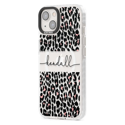 Personalised Cursive Leopard Spots
