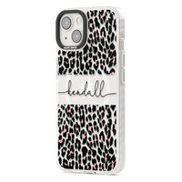 Personalised Cursive Leopard Spots