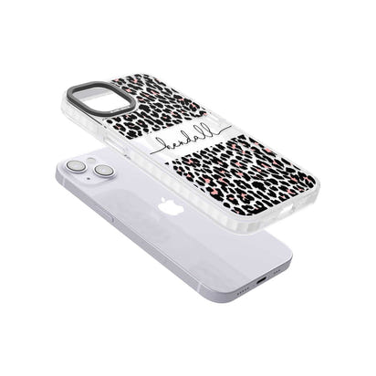 Personalised Cursive Leopard Spots